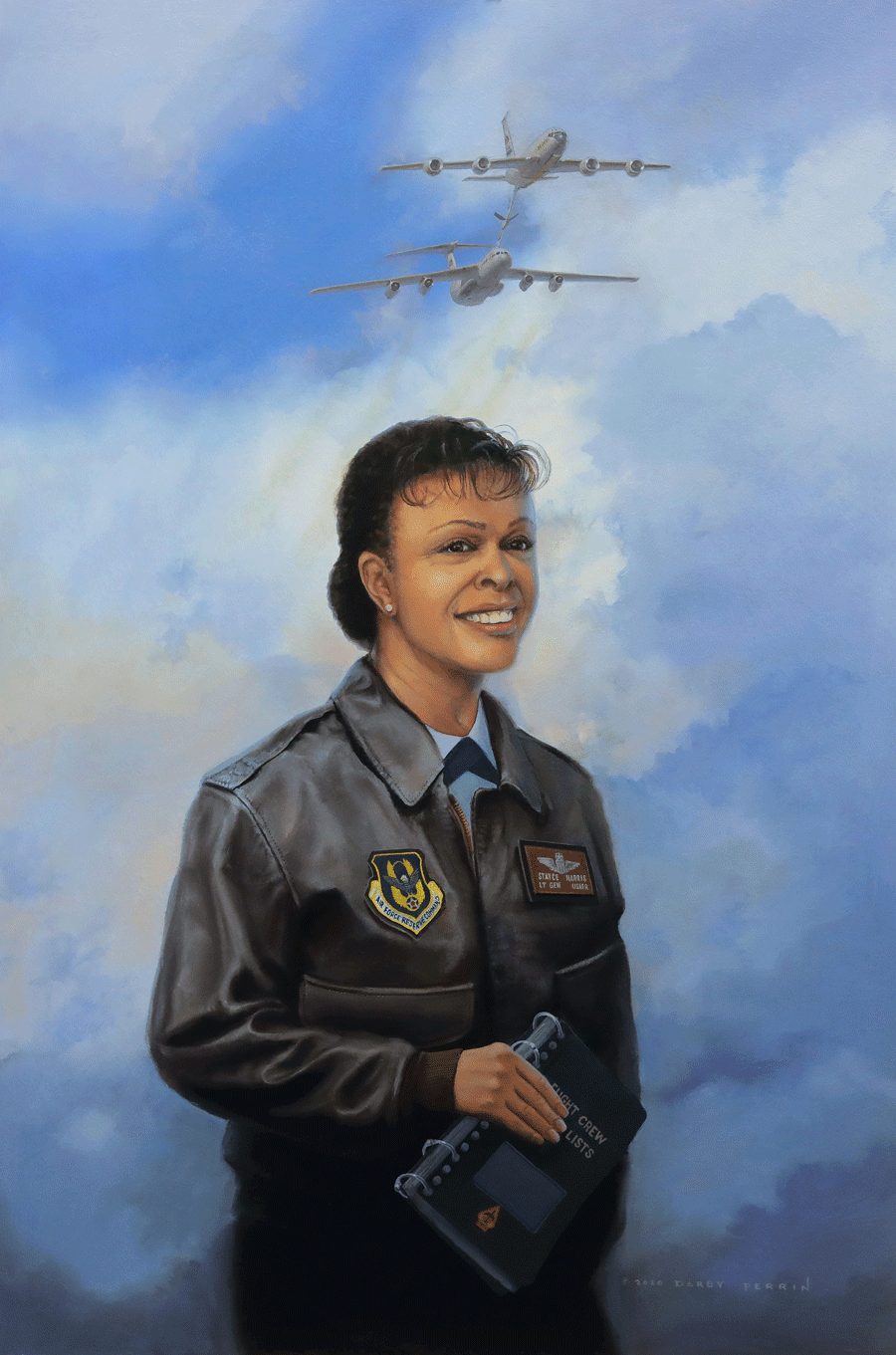 Gen Harris painting