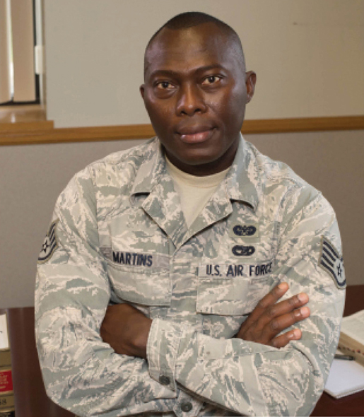 Staff Sgt. Olorunyomi Martins