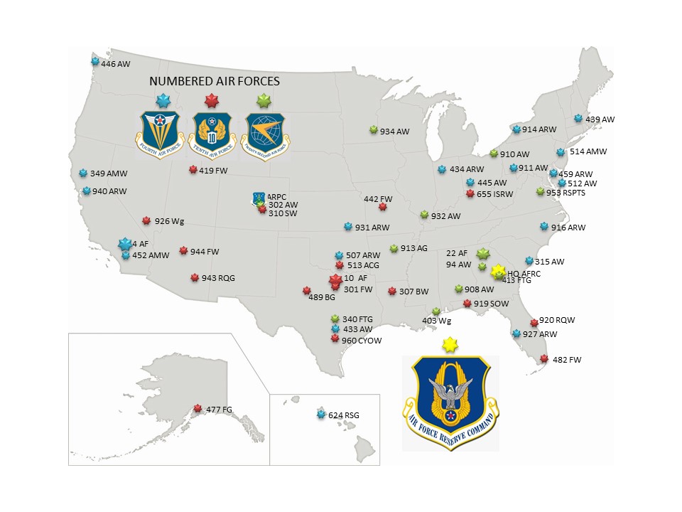 Usaf Air Force Base Map